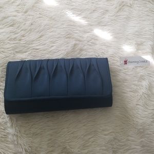 Blue clutch/purse